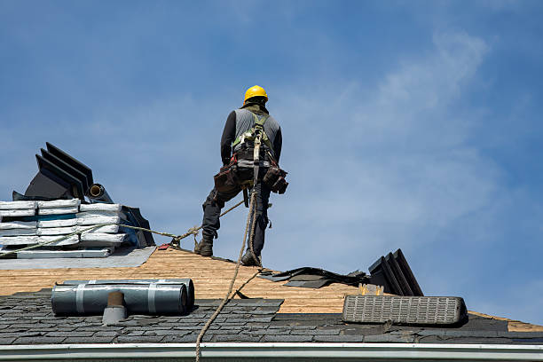 Professional Roof Repair technician working in Weaverville, CA